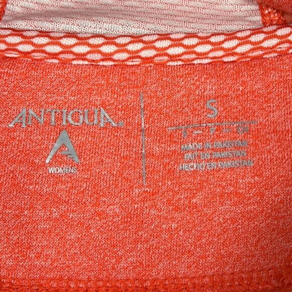 Antigua Anaheim Ducks Sweatshirt Signature Orange Embroidered Size S Hockey - Picture 7 of 9